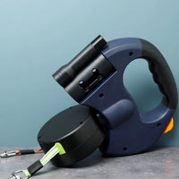 Retractable Dual Dog Leash with LED Light